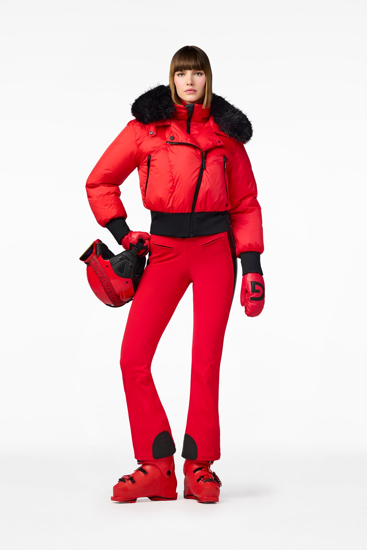 MISAKE ski jacket FAUX BORDER