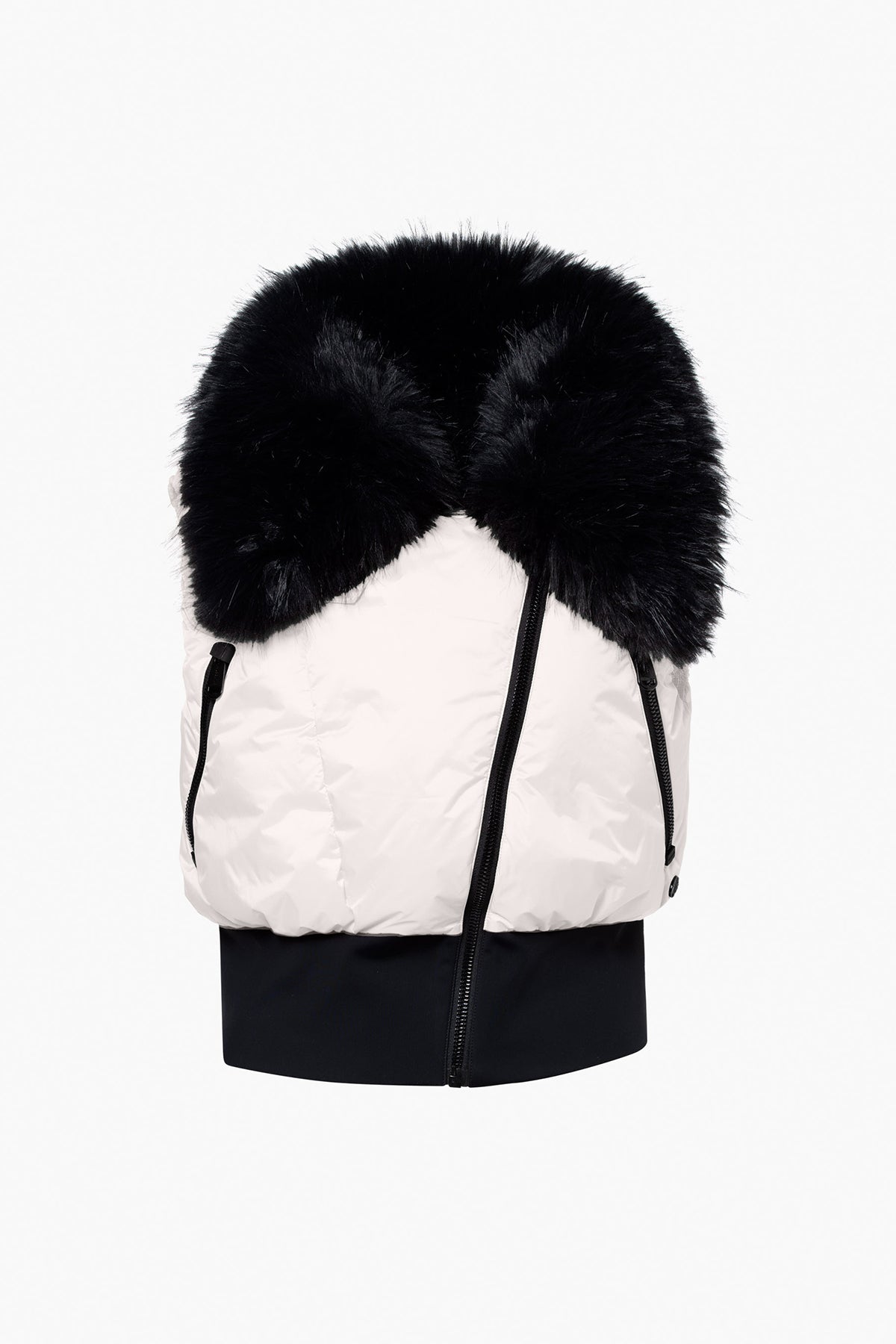 REIYA bodywarmer FAUX BORDER