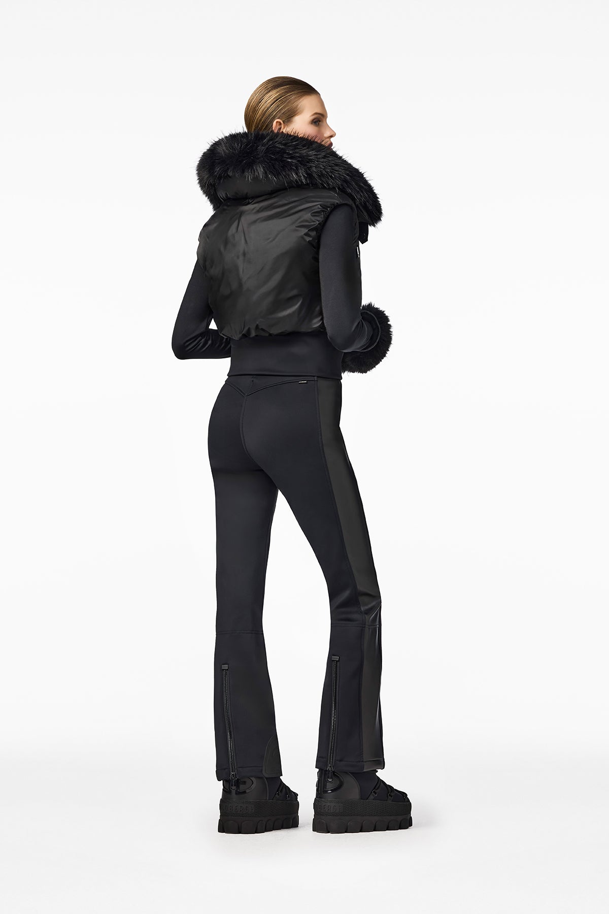 REIYA bodywarmer FAUX BORDER