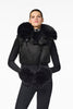 REIYA bodywarmer FAUX BORDER