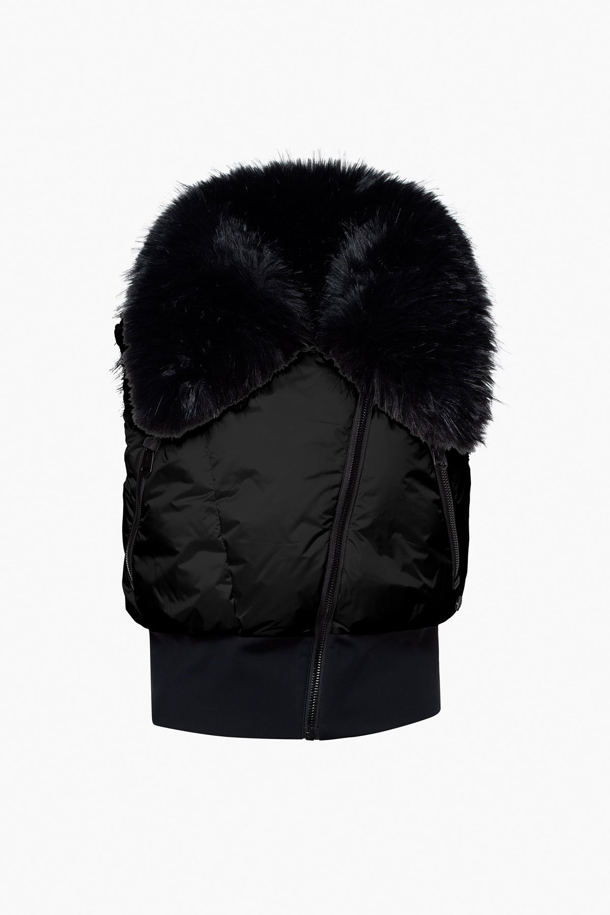 REIYA bodywarmer FAUX BORDER