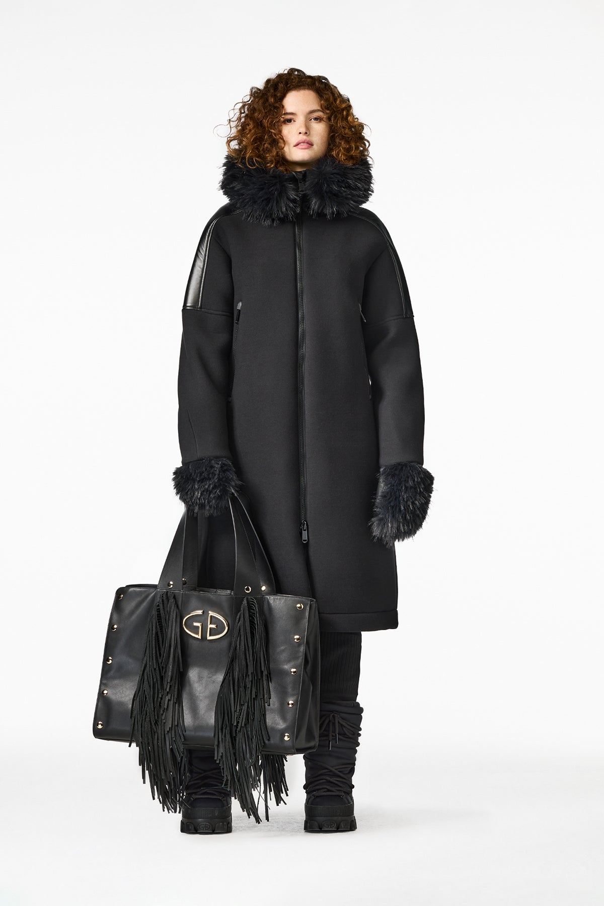 EMBER jacket FAUX BORDER