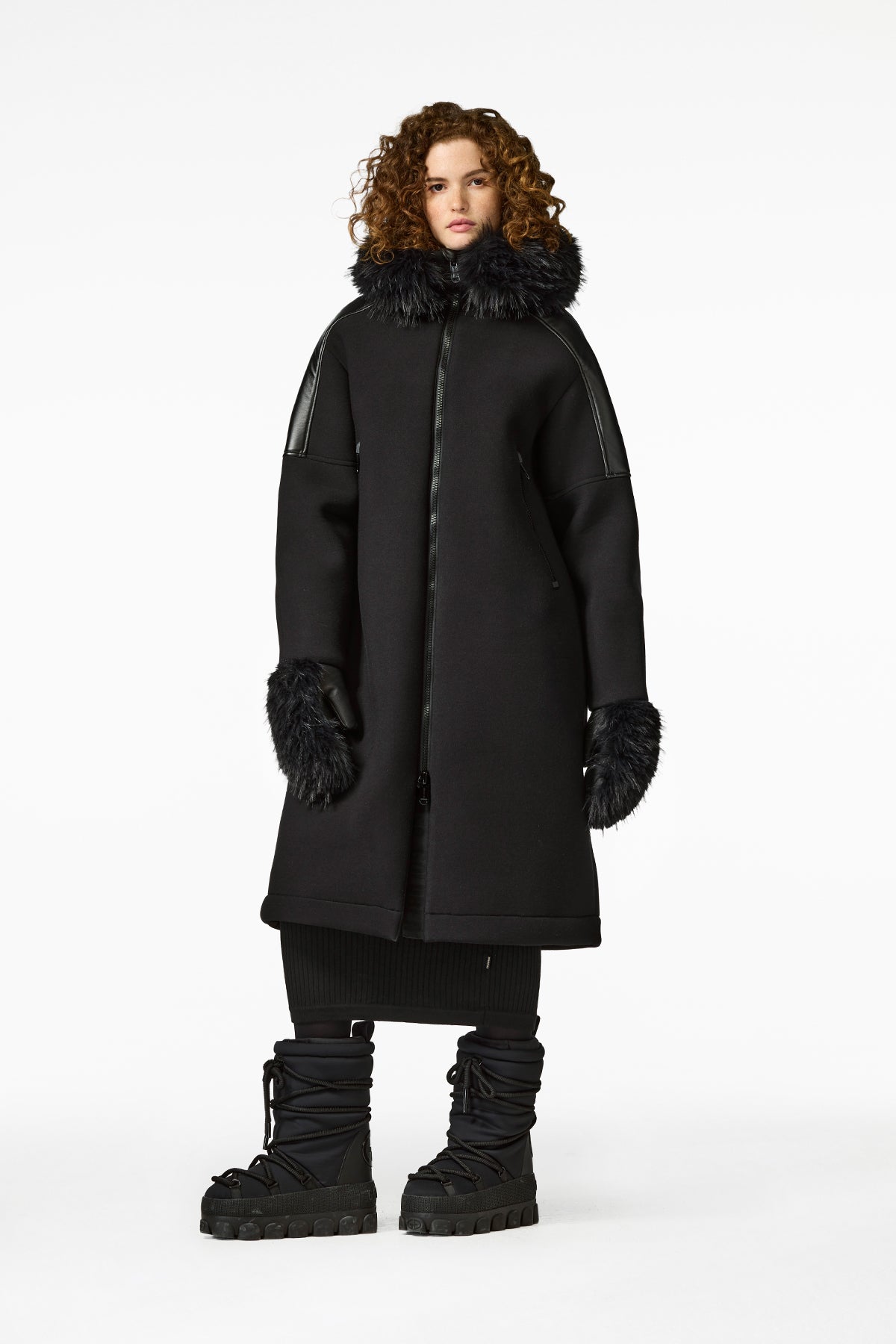 EMBER jacket FAUX BORDER