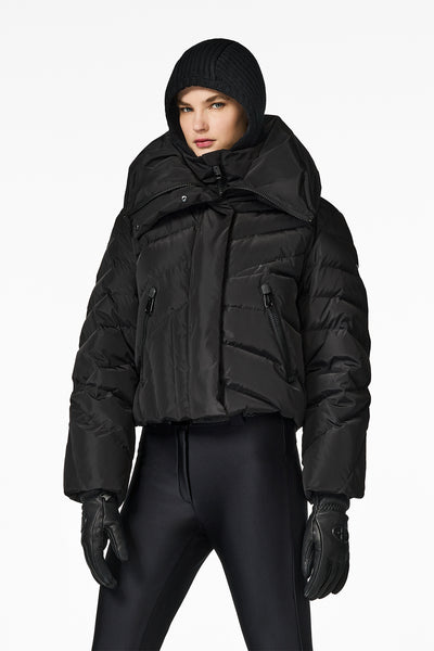 ♡Herlipto Liora Quilted Down Jacket♡ Liora quilted down ski jacket in blue - Goldbergh | Mytheresa