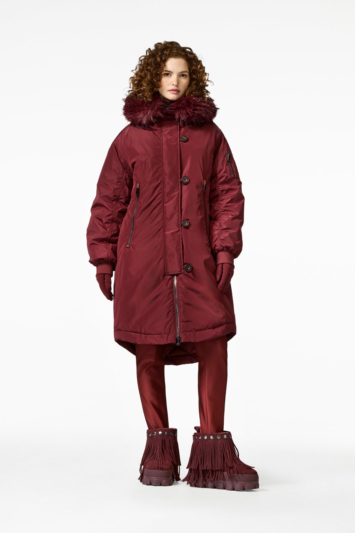 JULIA jacket FAUX BORDER