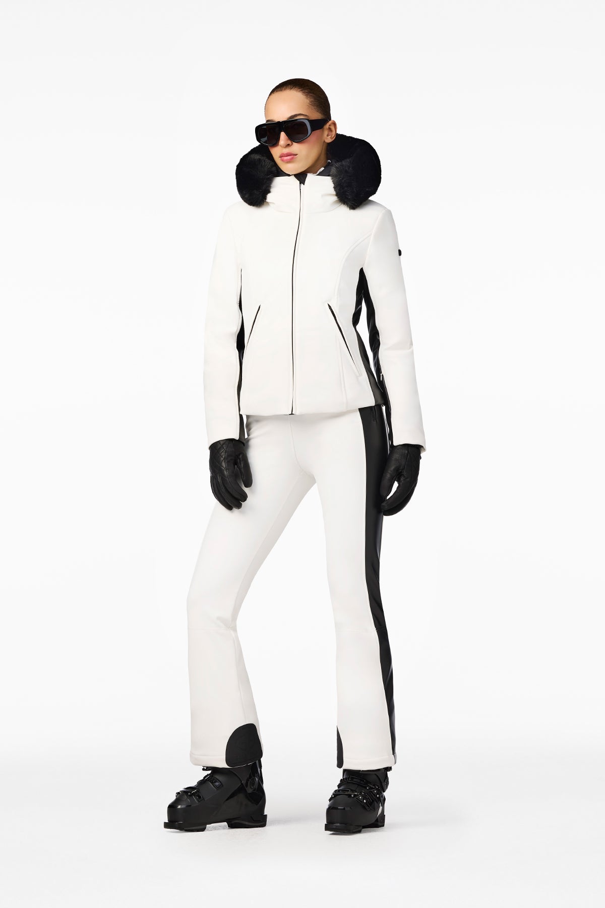 KIBÕ ski jacket FAUX BORDER