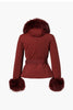 GISELLE ski jacket FAUX BORDER