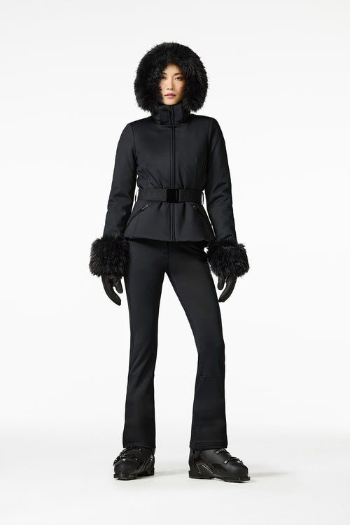 COGTHEBIGSMOKE GISELLE ROLLNECK GILLET 黒 GISELLE ski jacket FAUX – Goldbergh