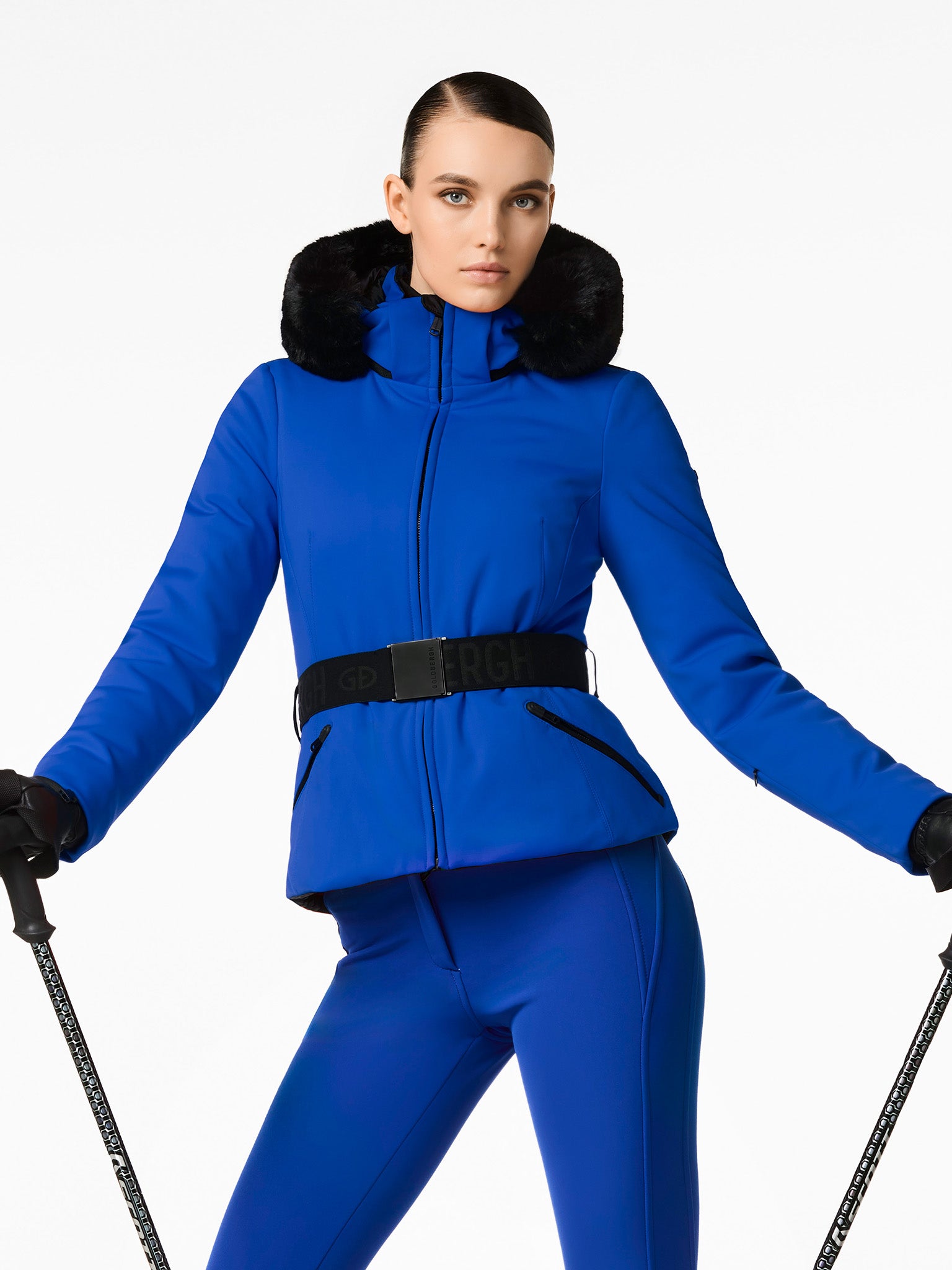 Hida Faux Border Ski Jacket