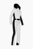 PARRY LONG ski suit FAUX BORDER