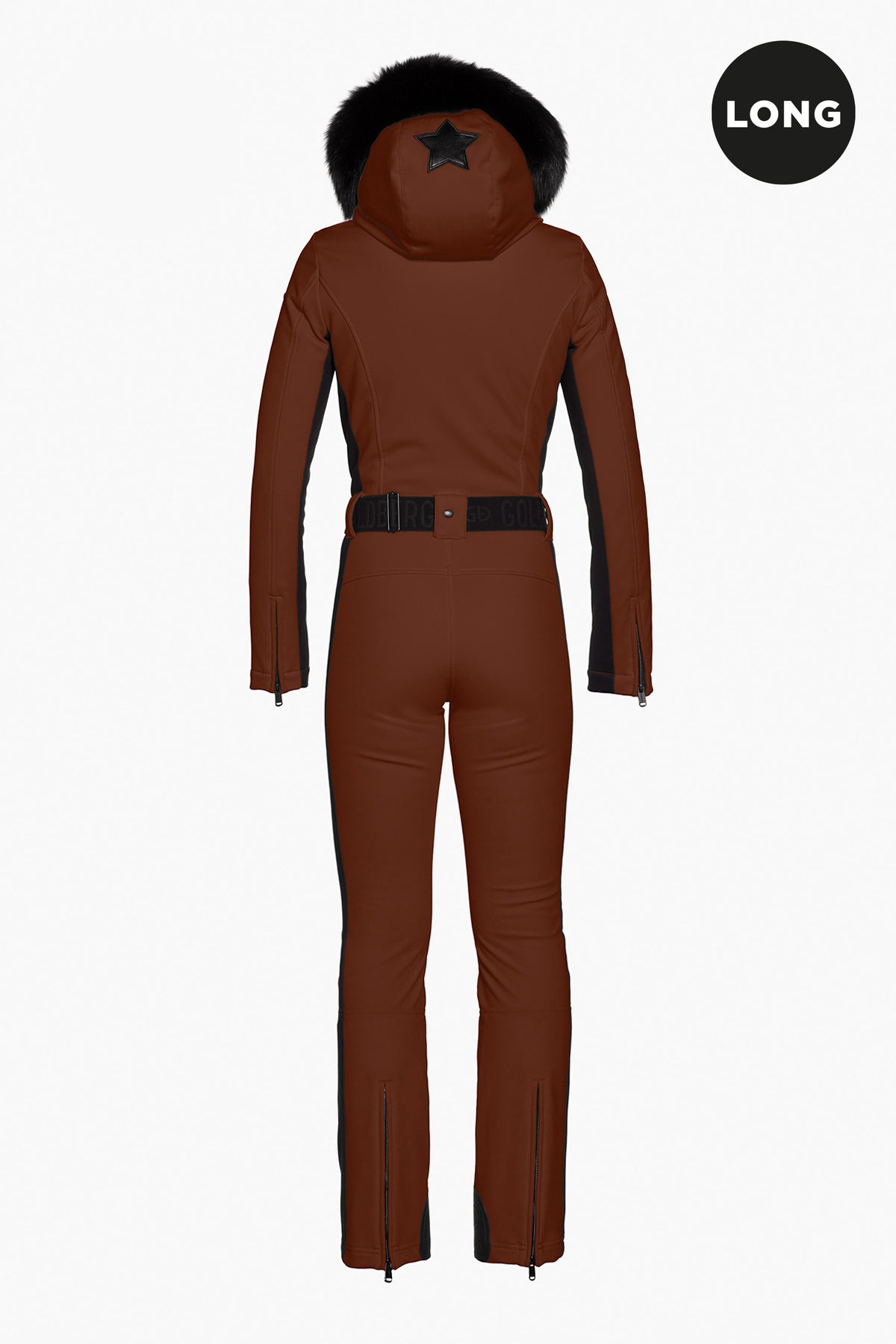 PARRY LONG ski suit FAUX BORDER
