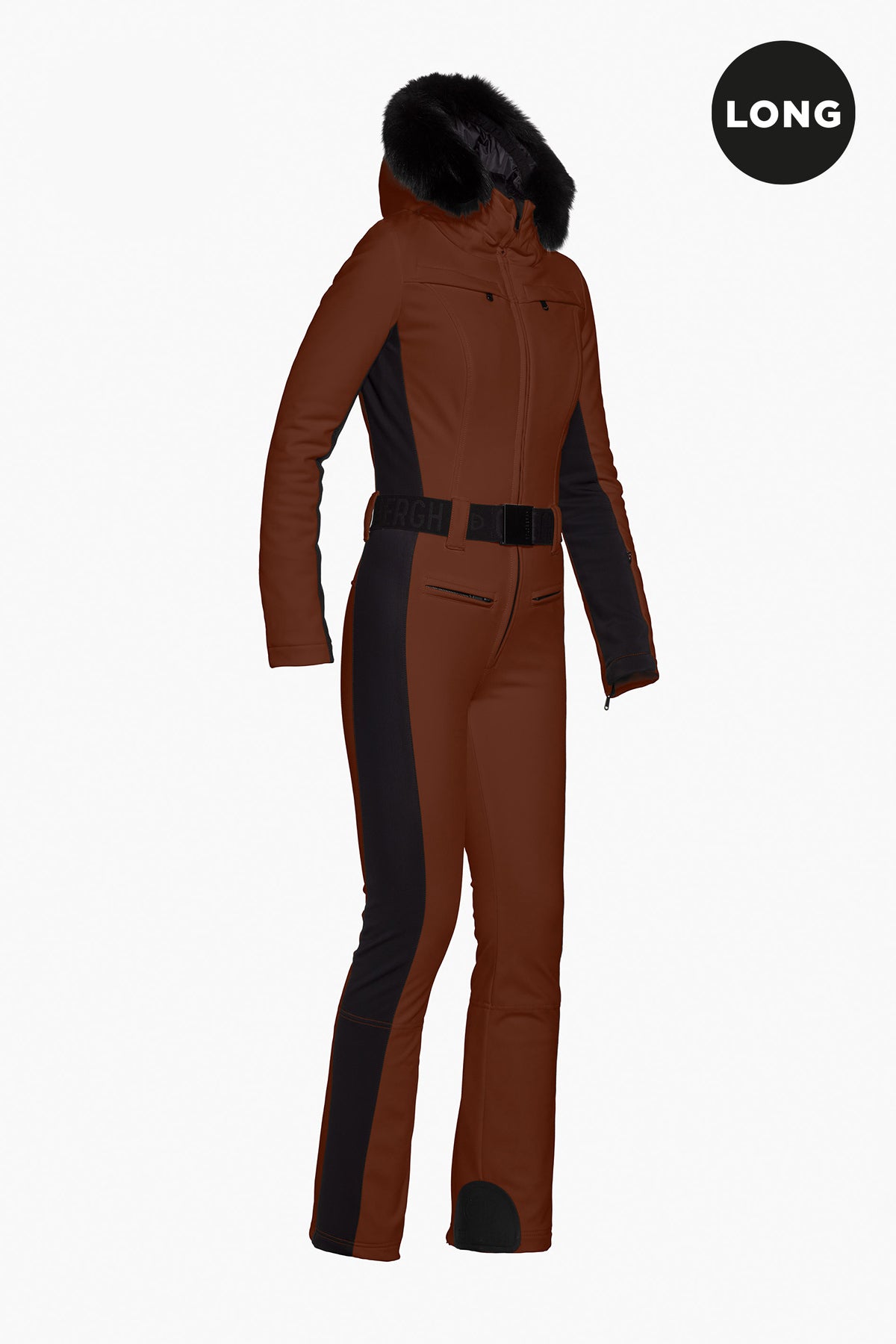 PARRY LONG ski suit FAUX BORDER