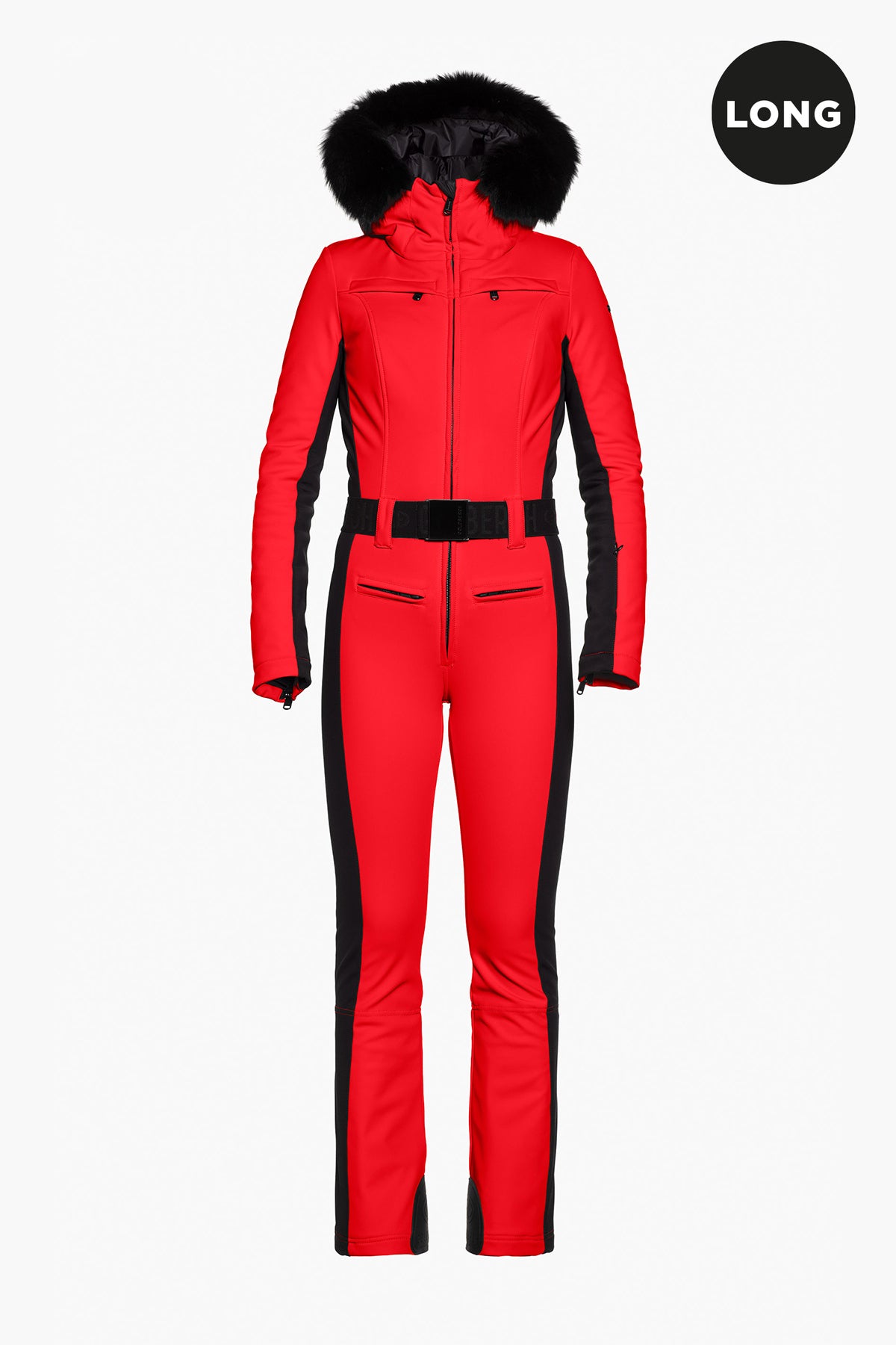PARRY LONG ski suit FAUX BORDER