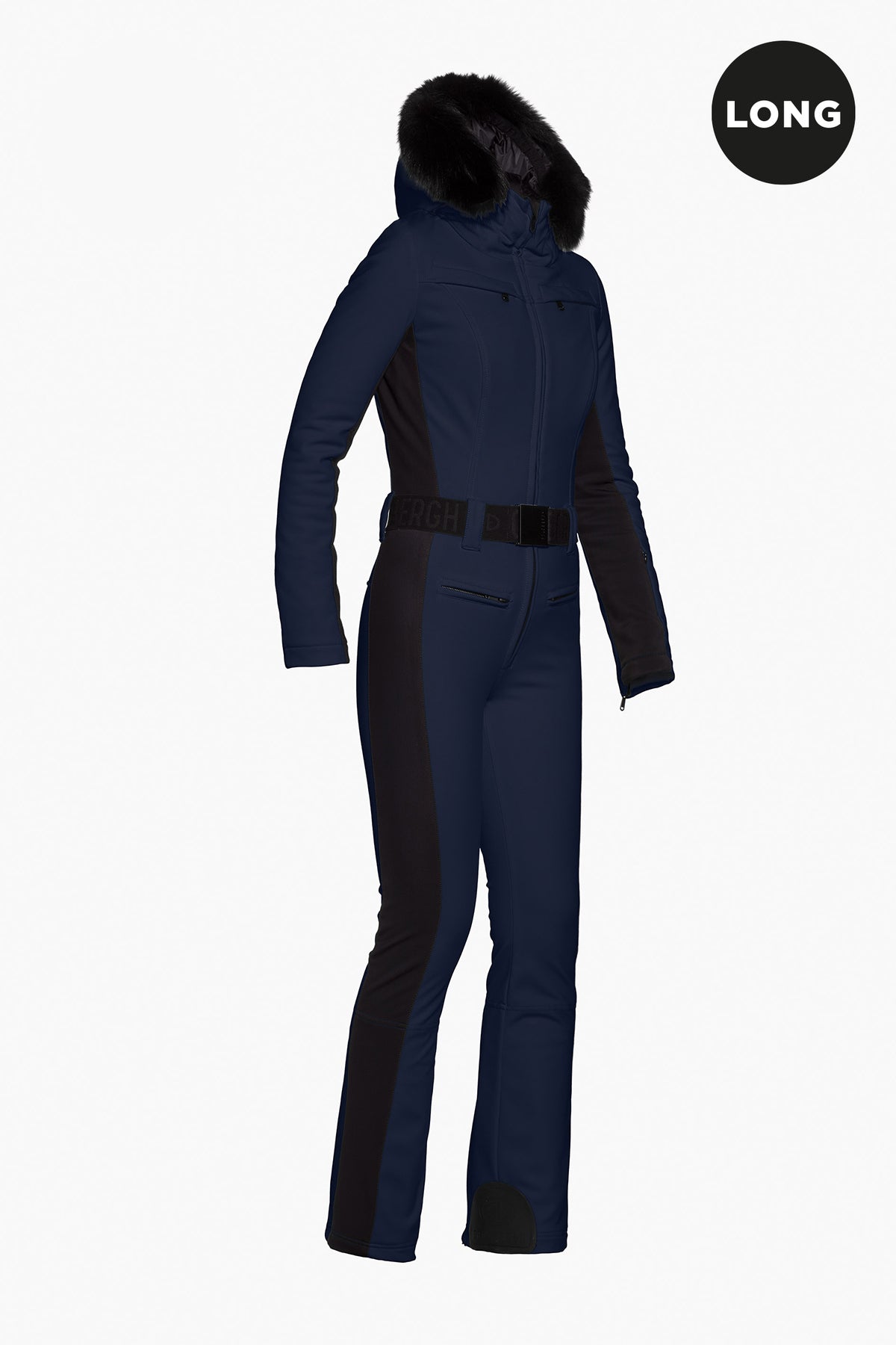 PARRY LONG ski suit FAUX BORDER