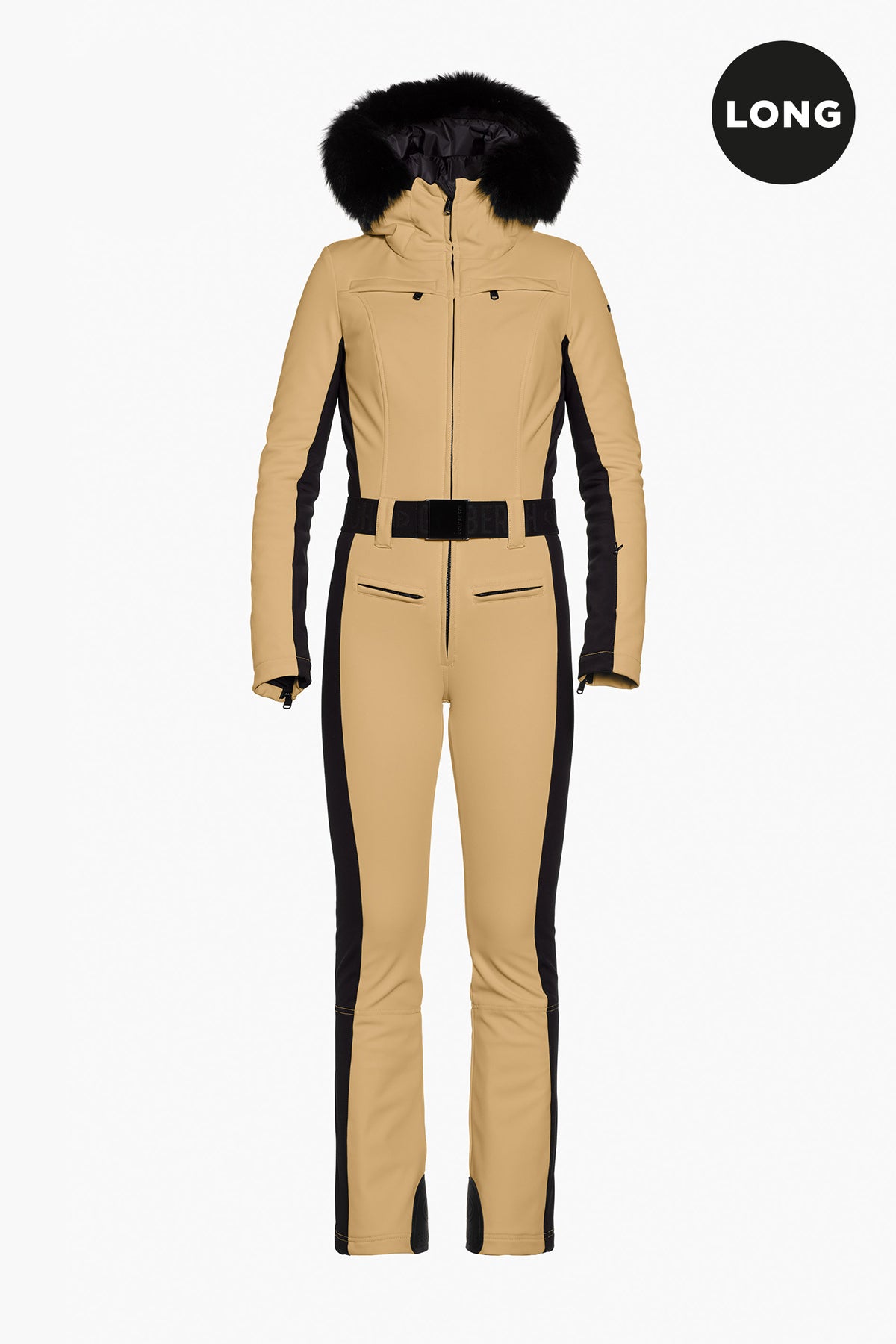 PARRY LONG ski suit FAUX BORDER