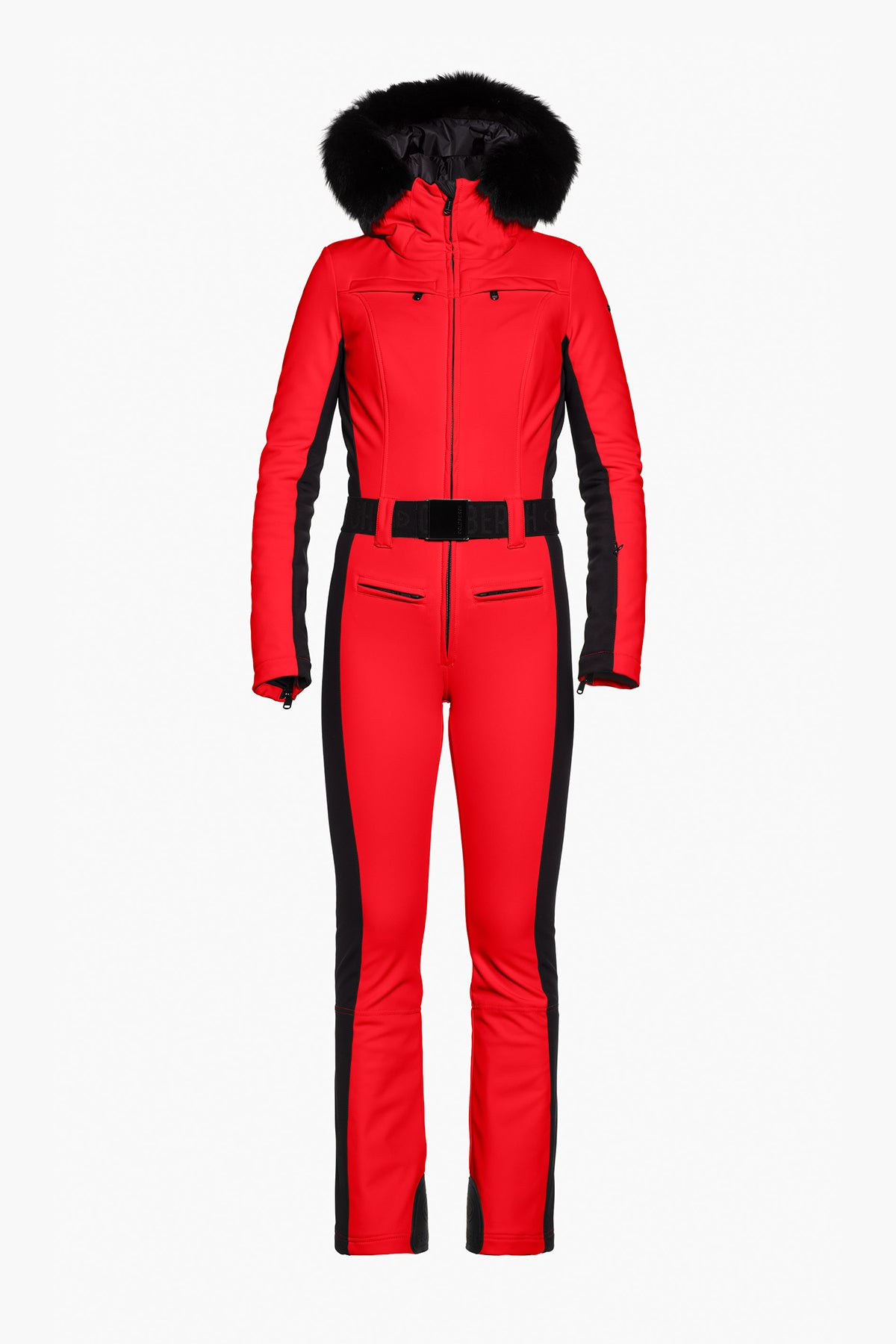 PARRY LONG ski suit FAUX BORDER