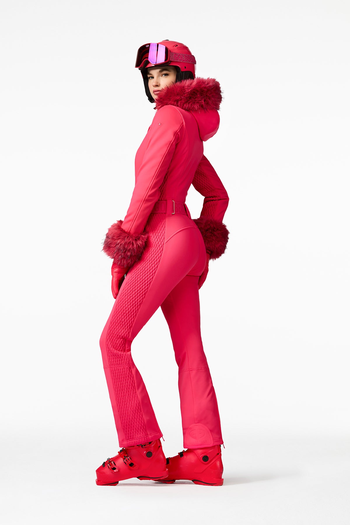 ANGELE ski suit FAUX BORDER