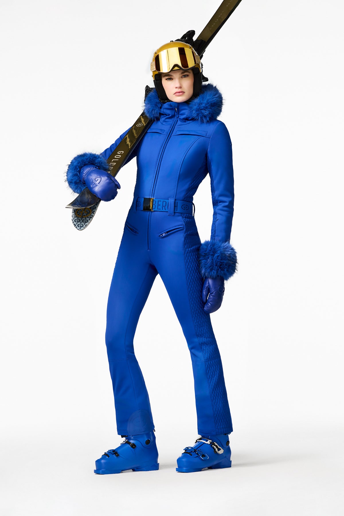 ANGELE ski suit FAUX BORDER