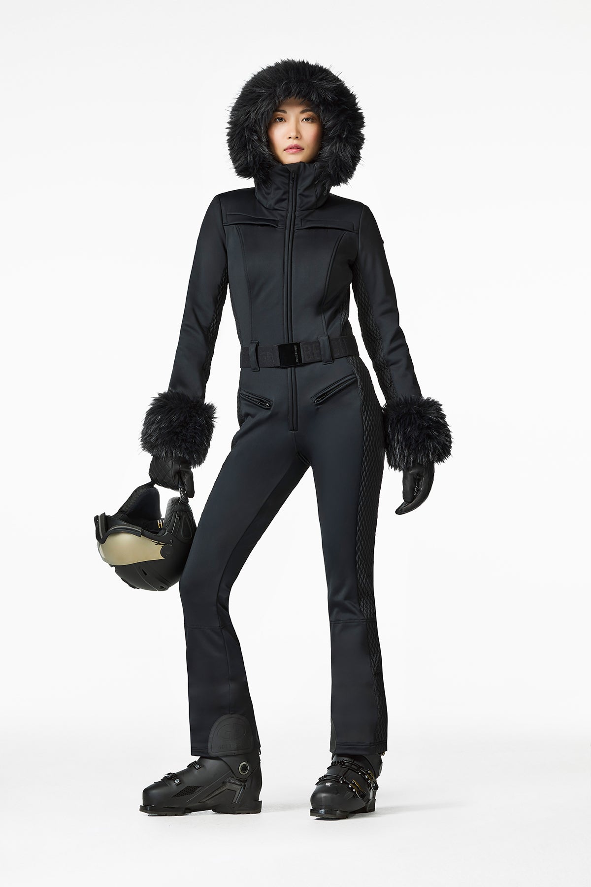 ANGELE ski suit FAUX BORDER