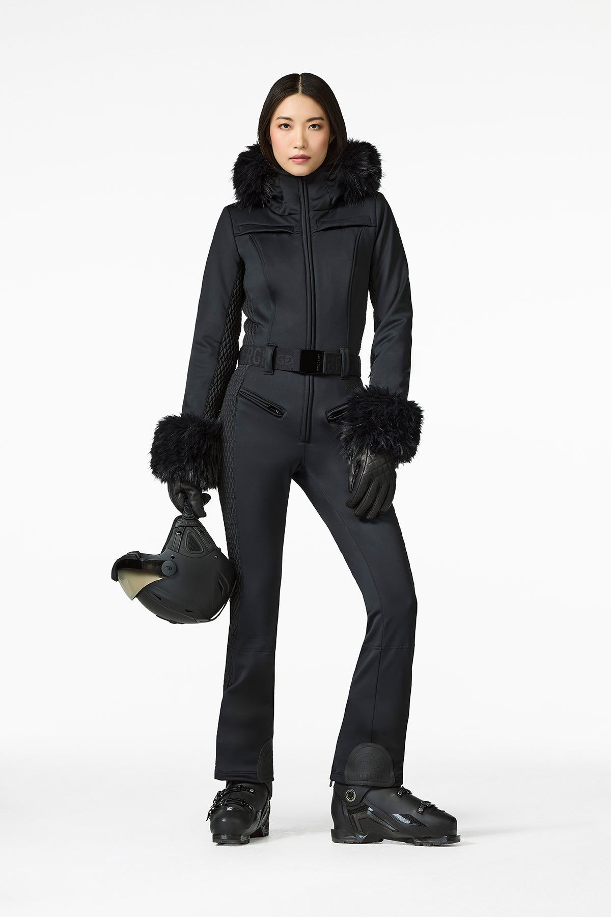 ANGELE ski suit FAUX BORDER