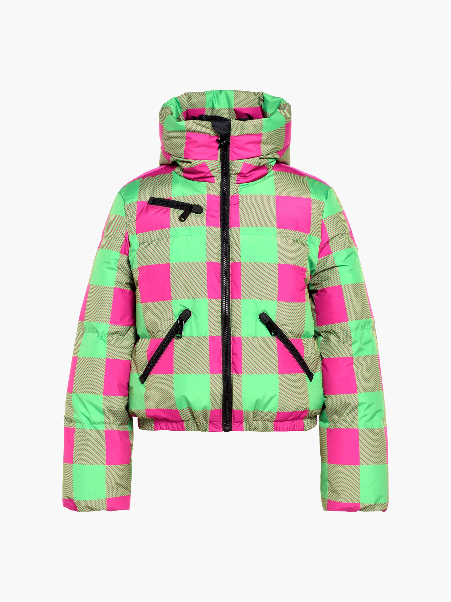 Buy Missguided Ski Neon Padded Jacket - Pink