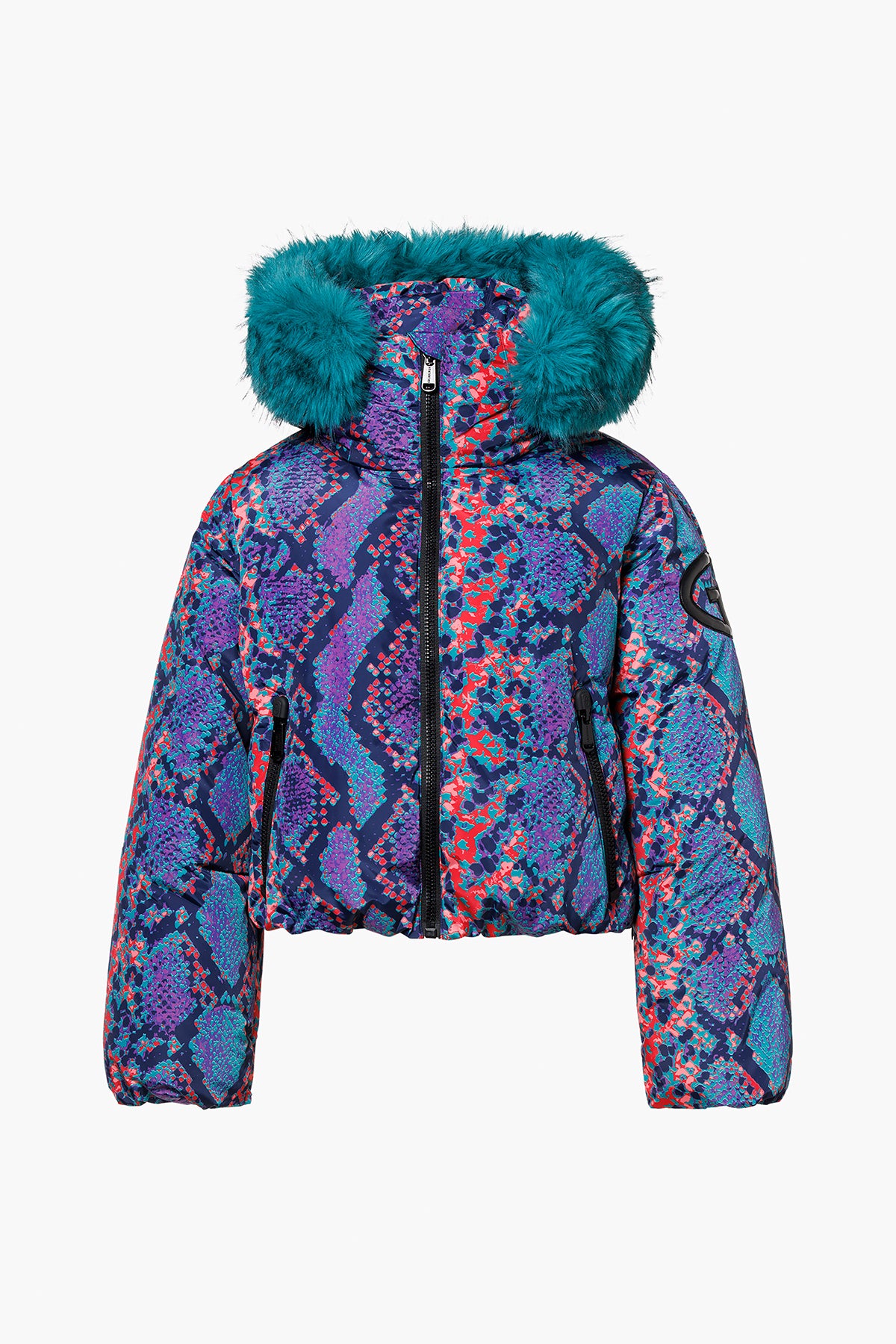 LUCINDA ski jacket FAUX BORDER