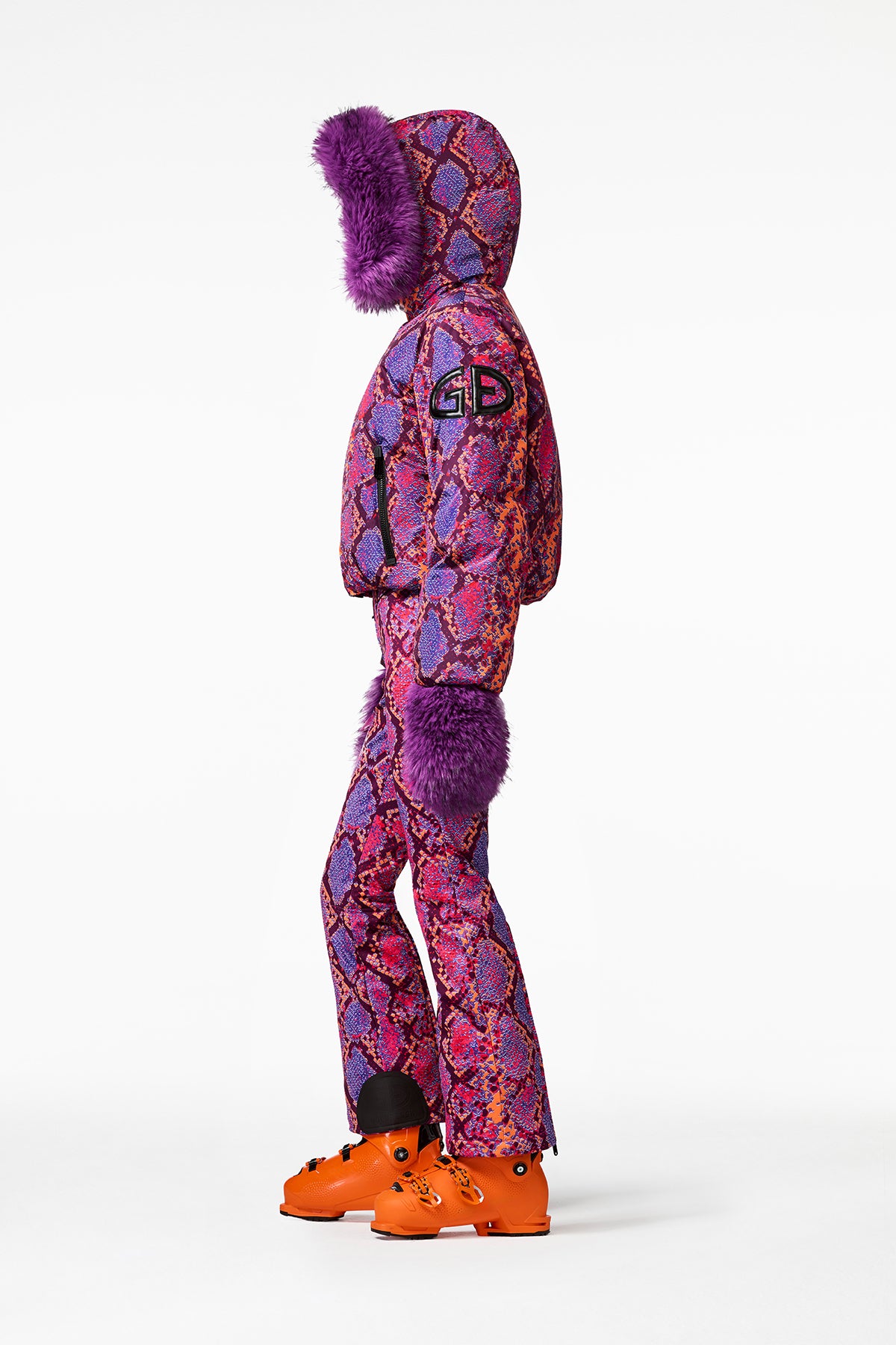 LUCINDA ski jacket FAUX BORDER