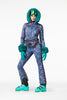 ZAFIRA ski suit FAUX BORDER