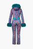 ZAFIRA ski suit FAUX BORDER