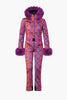 ZAFIRA ski suit FAUX BORDER