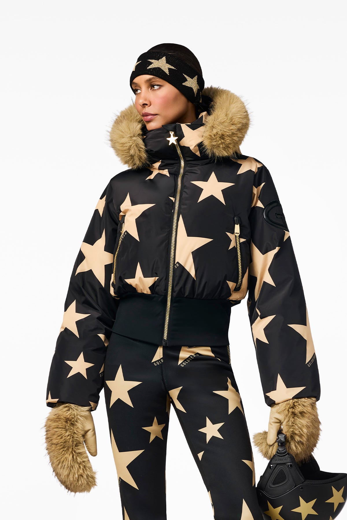 SHINNEN ski jacket FAUX BORDER