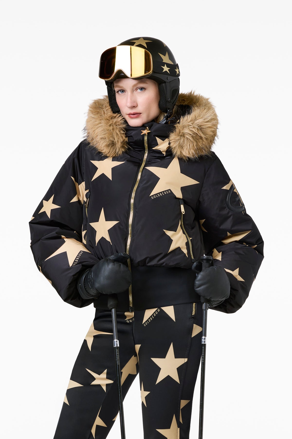 SHINNEN ski jacket FAUX BORDER