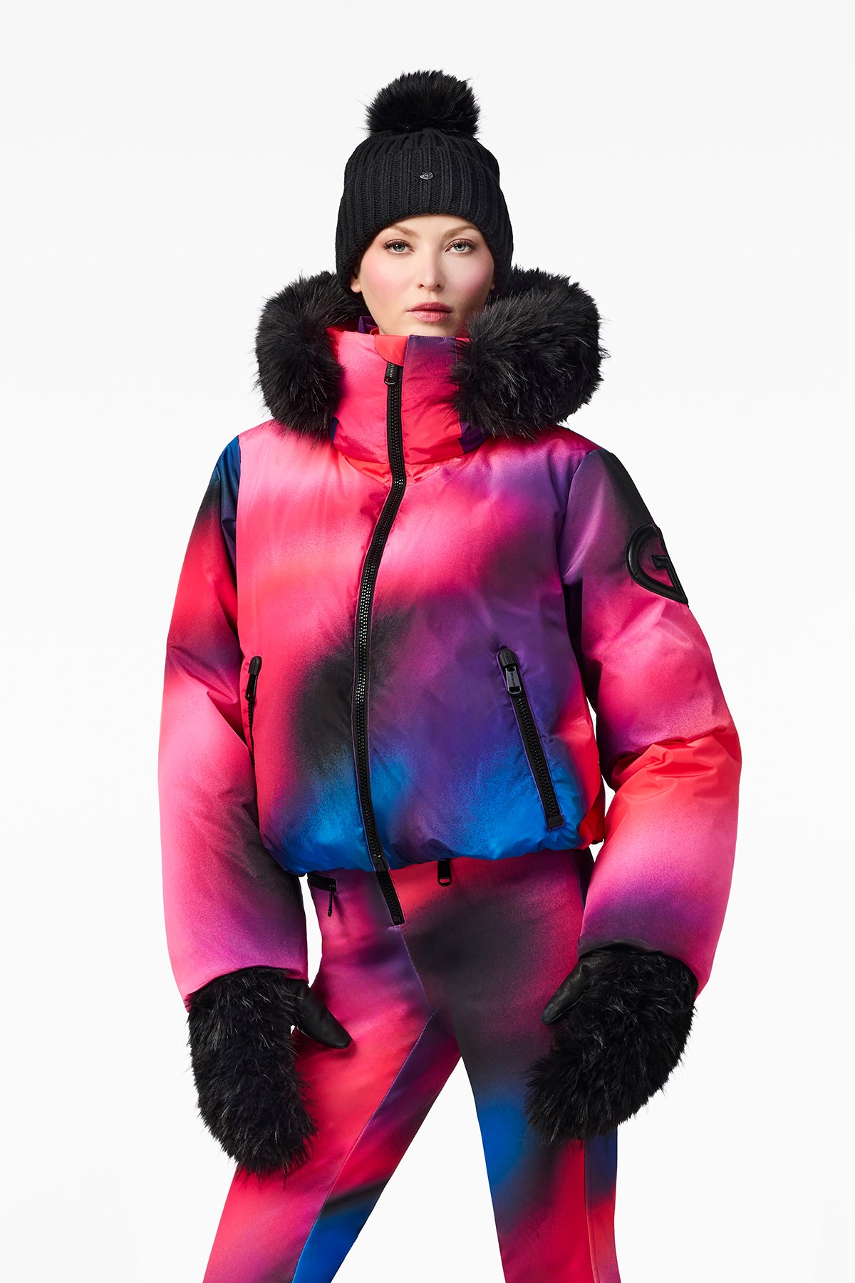 SANSU ski jacket FAUX BORDER