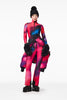 YUYAKE ski suit FAUX BORDER