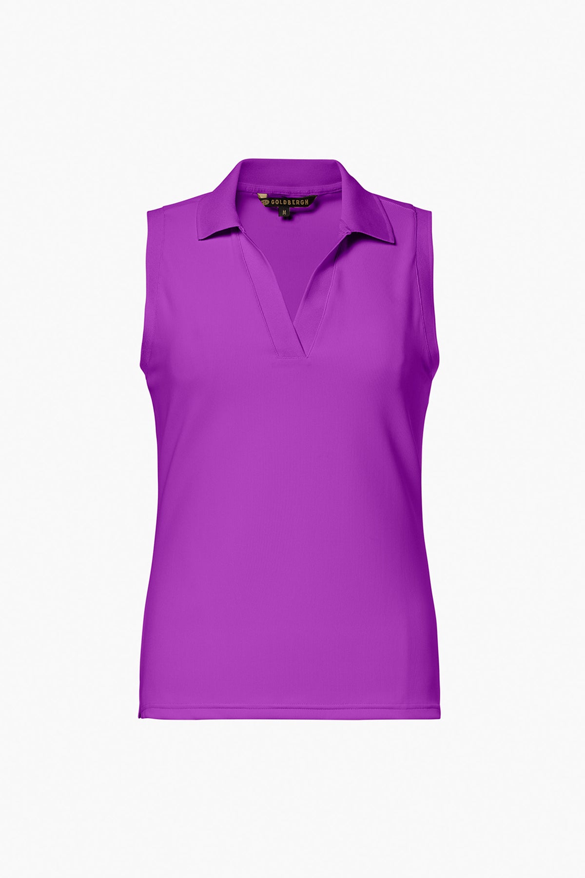 CAROLINE sleeveless polo top