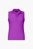 CAROLINE sleeveless polo top