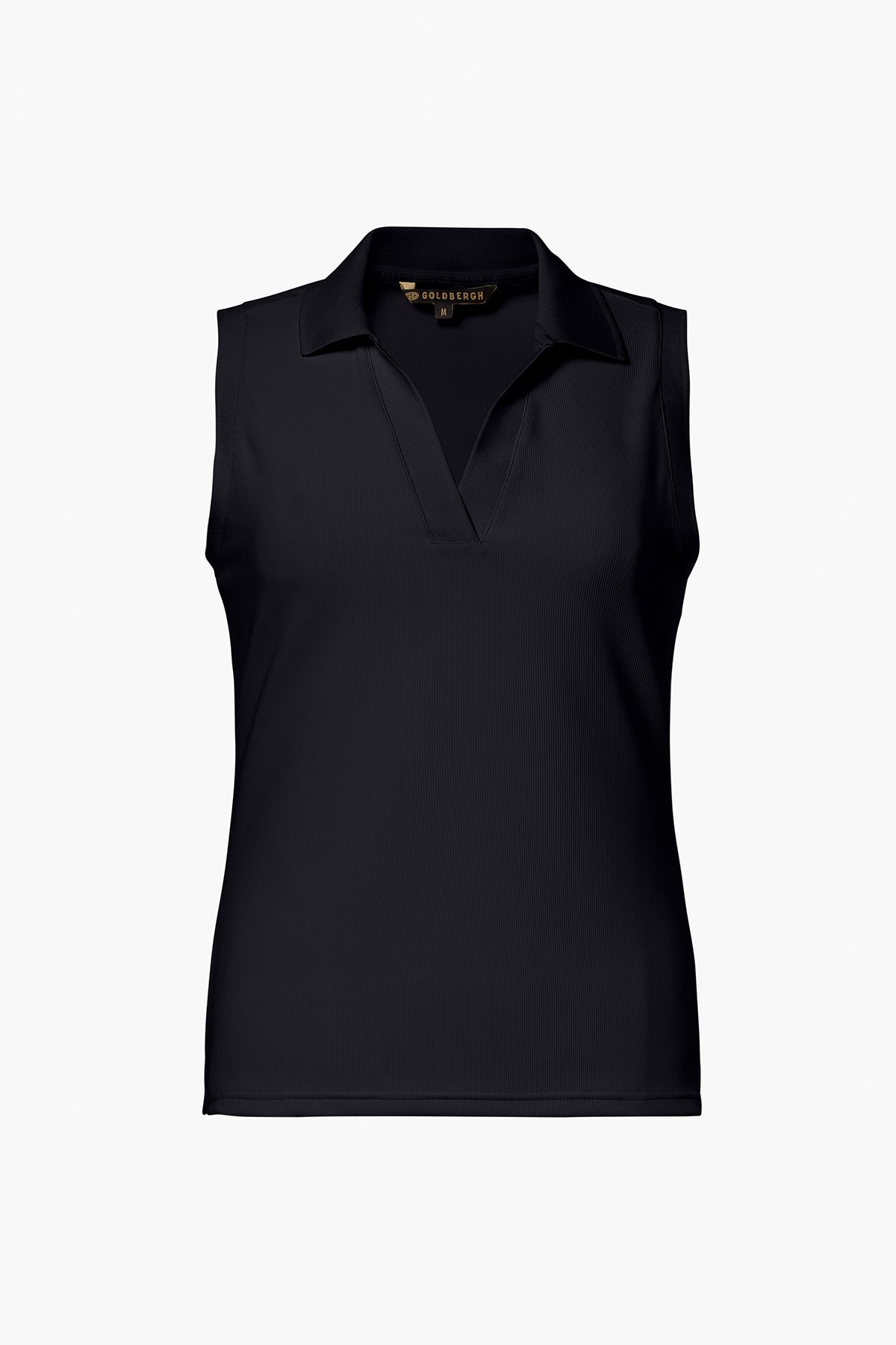 CAROLINE sleeveless polo top