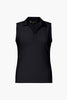 CAROLINE sleeveless polo top