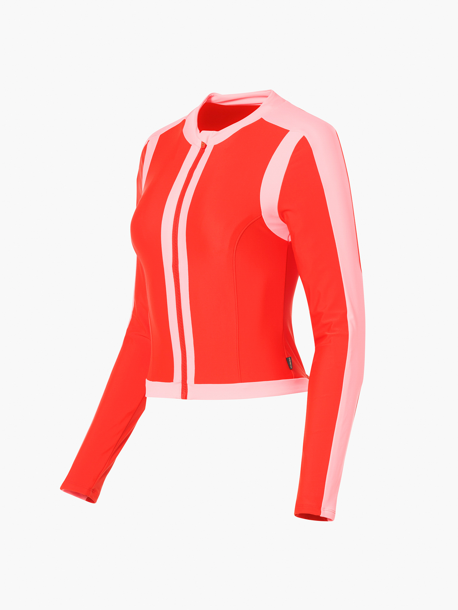 SPLASH long sleeve zip rashguard