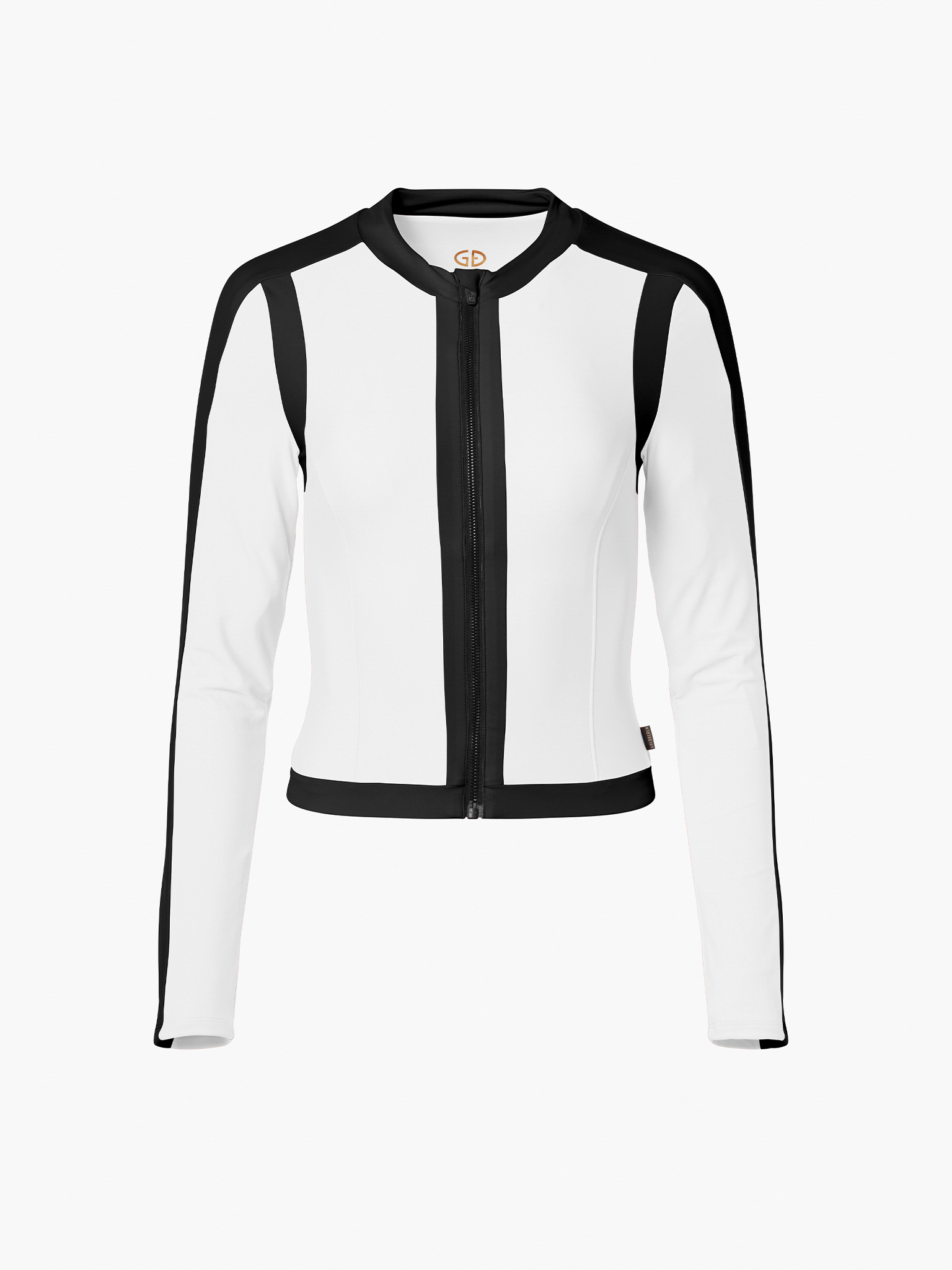 SPLASH long sleeve zip rashguard