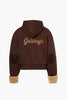 SEIKA hooded full zip cardigan