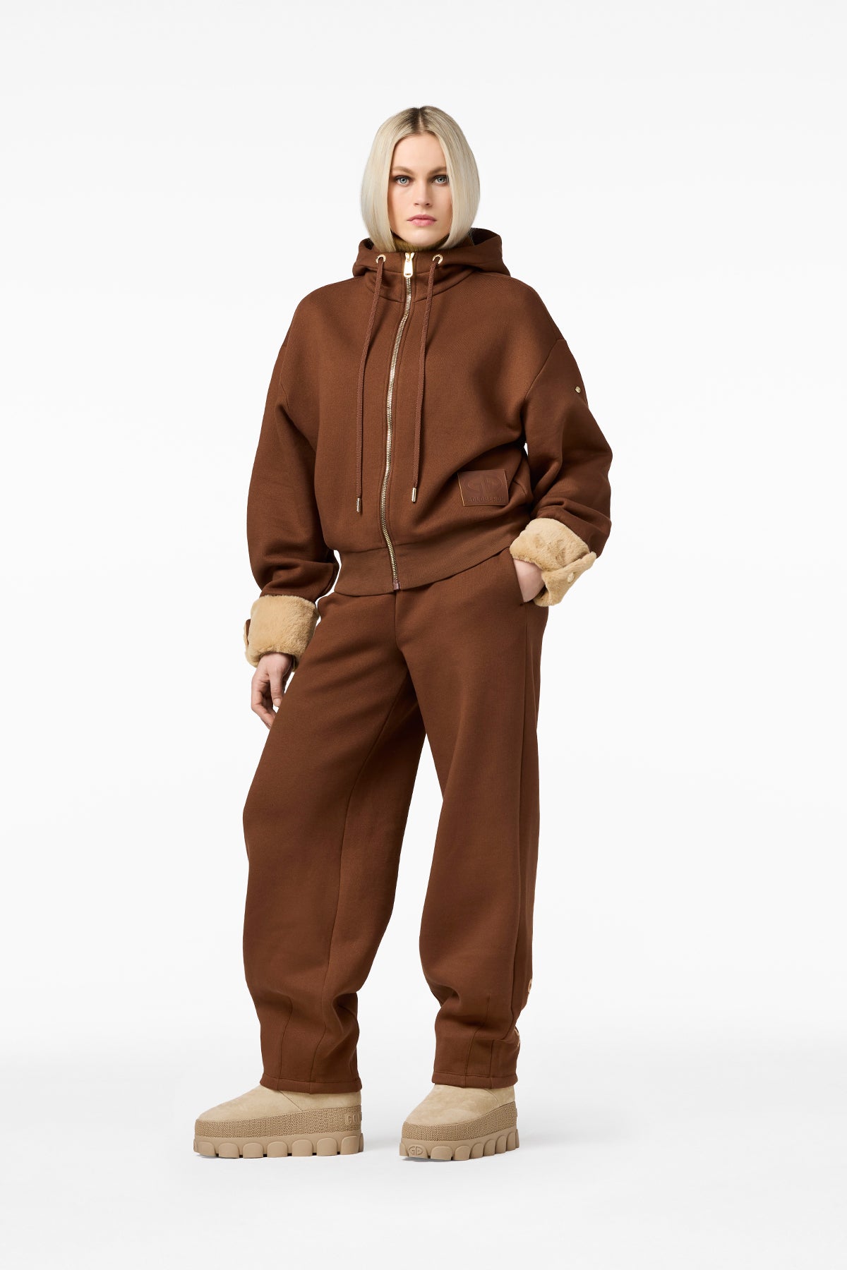 SEIKA hooded full zip cardigan