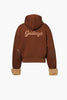 SEIKA hooded full zip cardigan