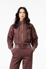ALURA hooded full zip cardigan