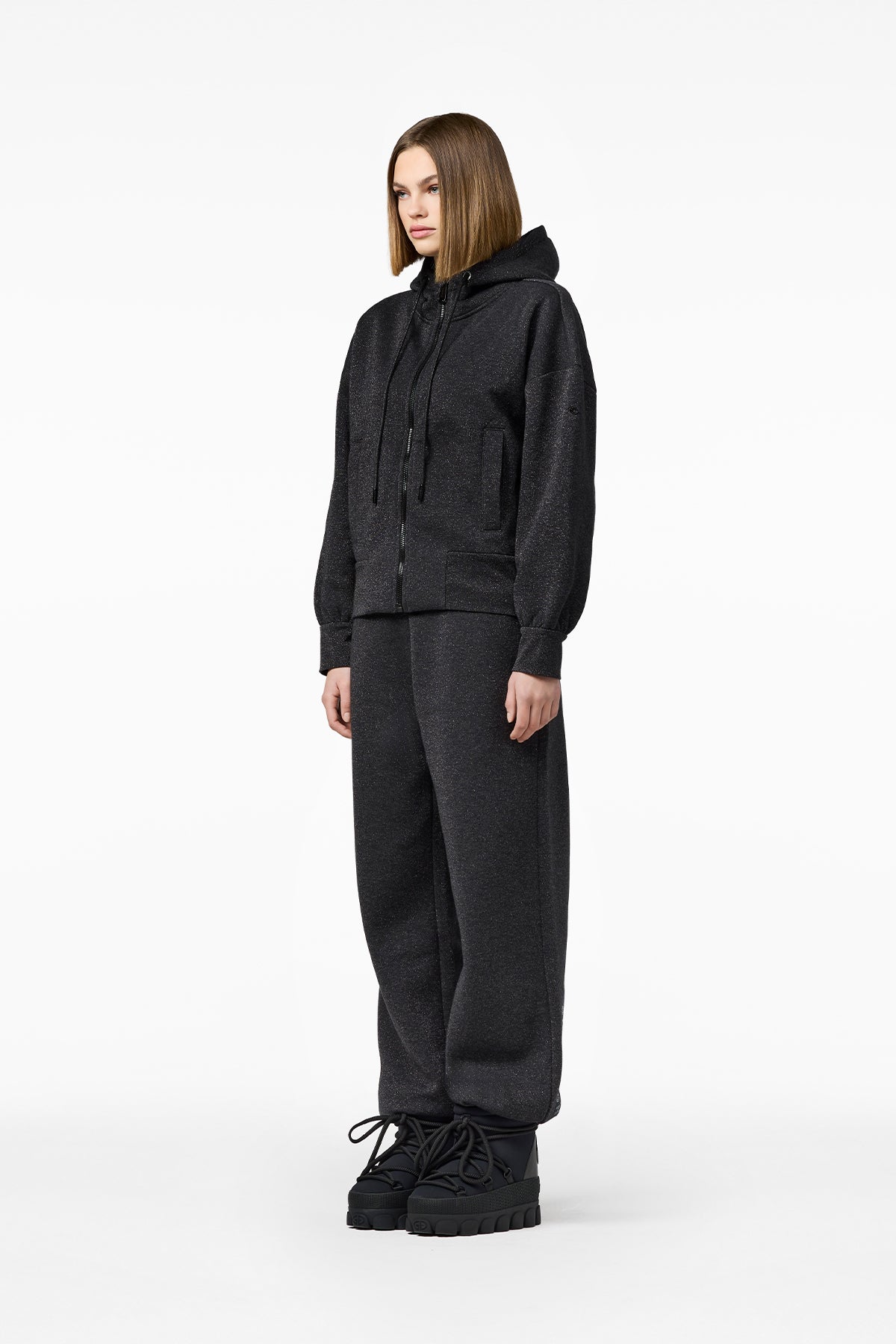 ALURA hooded full zip cardigan