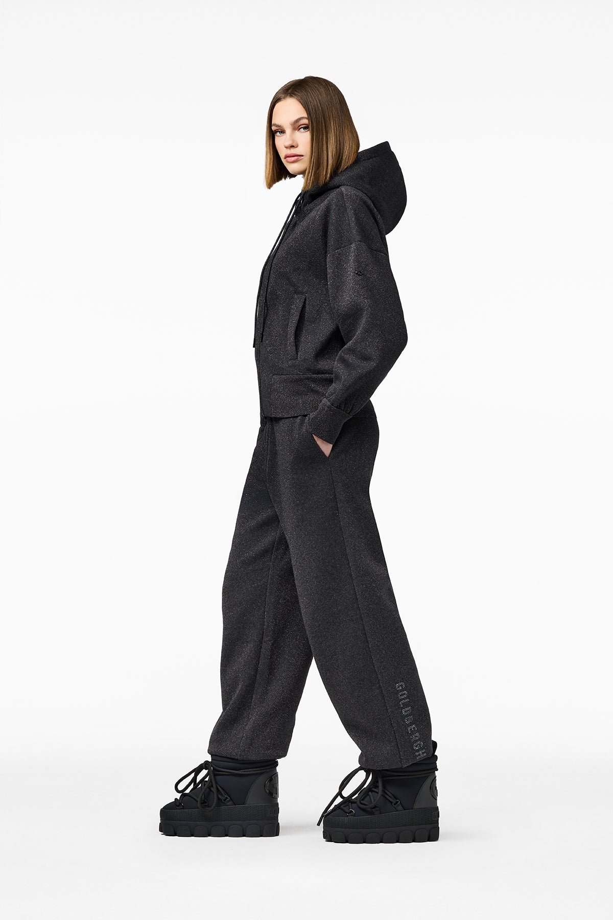 ALURA hooded full zip cardigan