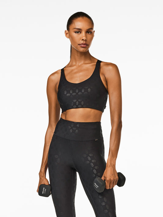 SMALL SIZES CLEAROUT Adidas DRST PK LUX - Sports Bra - Women's -  black/carbon - Private Sport Shop