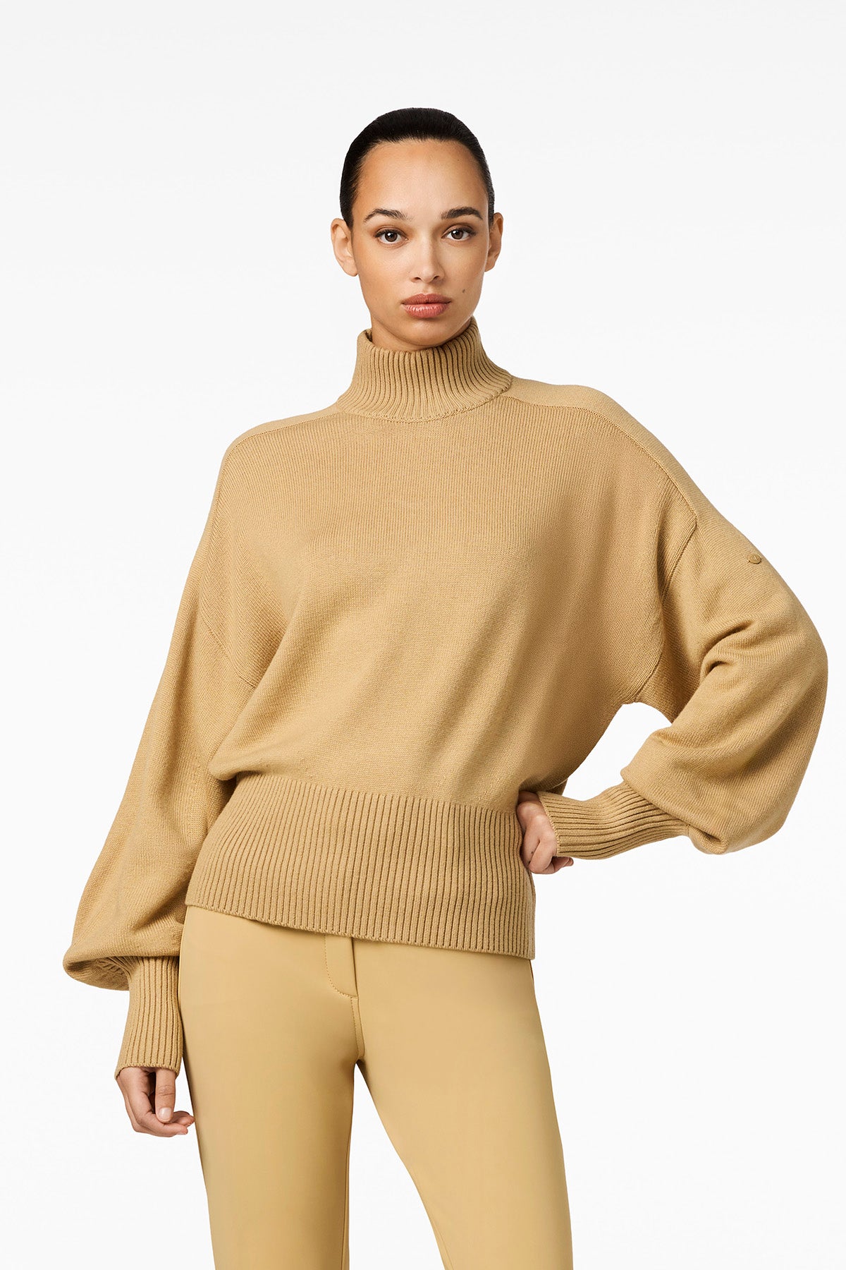 NICOLETTA long sleeve knit sweater
