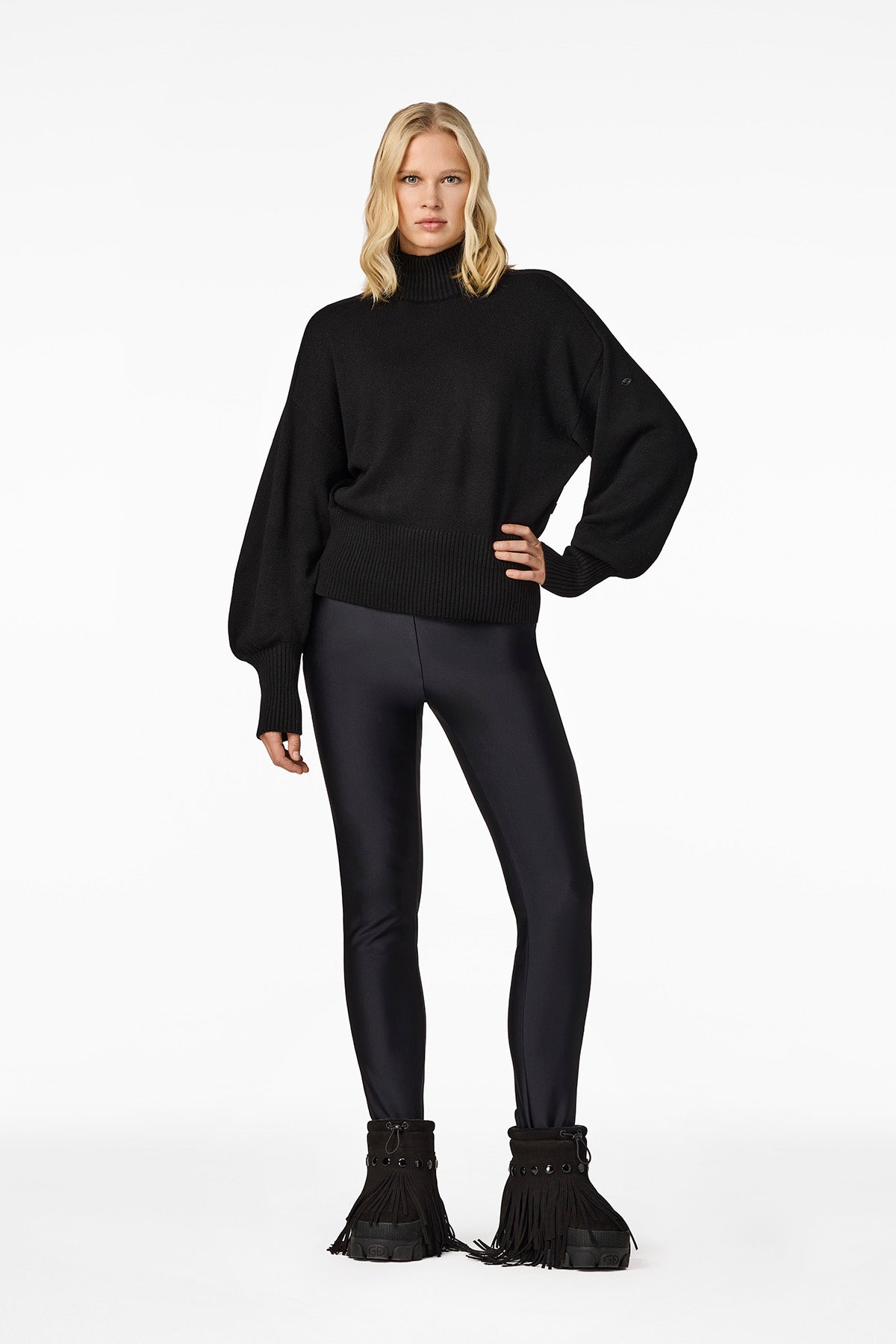 NICOLETTA long sleeve knit sweater
