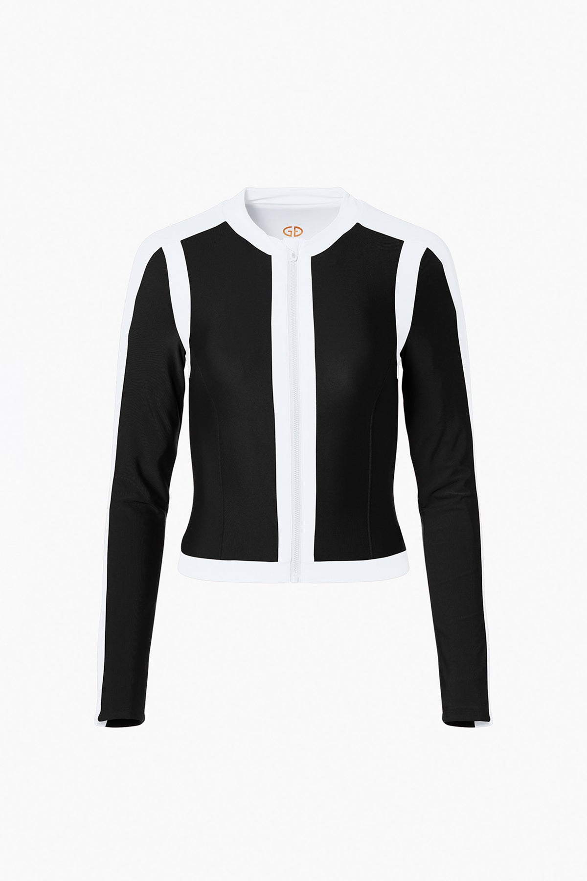 SPLASH long sleeve zip rashguard